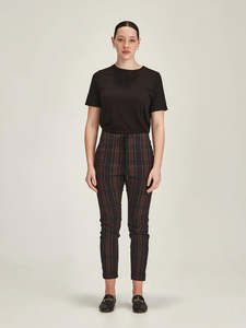 Plaid Emily Jogger - Chocolate