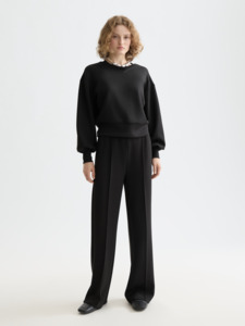 Scotch Soda: Modal Straight Fit Sweatpants - Black