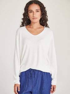 Vinnie V-Neck - White