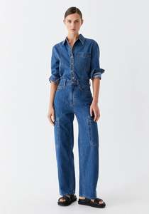 Morrison: Theo Denim Cargo - Blue