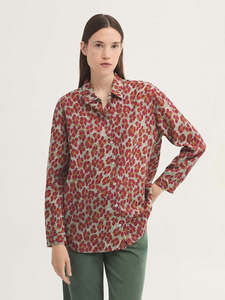 Nice Things: Leopard Shirt - Red