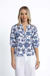 Rosa Blouse - Jardin Print