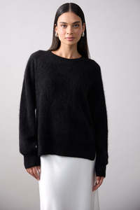 Mia Fratino Cashmere Cyra Sweater - Jet
