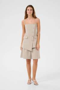 Karen By Simonsen: Ubertha Top - Taupe