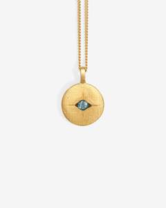 Mavi Eye Necklace - 18K Gold Vermeil