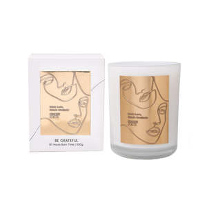 Ginger Me: Mindfulness Candle - Grateful
