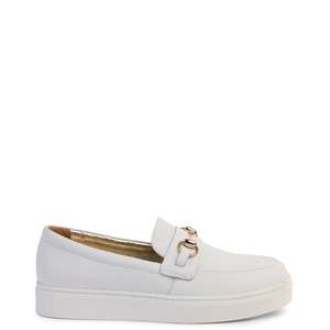 Lisa Loafer - White Pebble