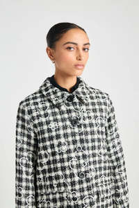 Maya Jacket - Black and White