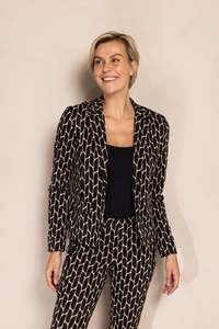 Jackets: Betsy Blazer - Black Melage
