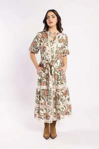 The Charlotte Dress – Del Ray Cream