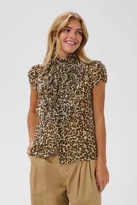 Tops: Lilja Shirt - Leopard