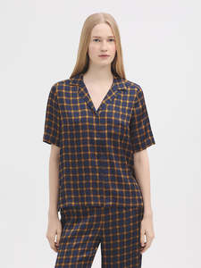 Garden Checks Satin Shirt