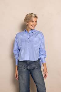 Zhrill: Lucy Blouse - Blue