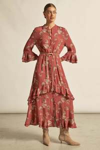 Dresses: Zoe Kratzmann Nomad Dress - Berry Noveau