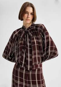 Tops: Morrison Francis Tie Blouse