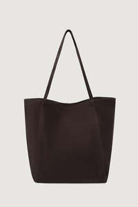 Accessories: Assembly Label Paige Suede Bag - Ganache