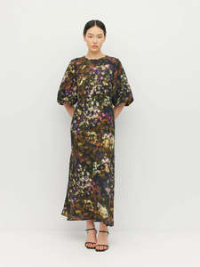 Arabella Dress - Midnight Meadow