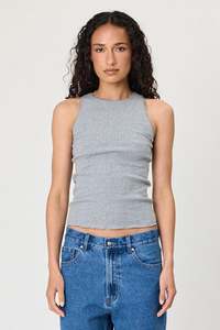 Poppy Tank - Grey Marle