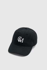 Isolde Embroidered Logo Cap - Black
