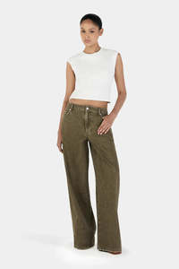 Paige Denim Jeans - Khaki
