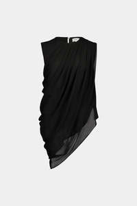 Draped Top - Black