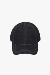 Accessories: August Cap - Indigo Denim
