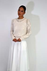 Knitwear: Tatano Siena Sweater - Sand