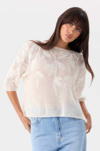 Mia Fratino Helena Tee - Cloud