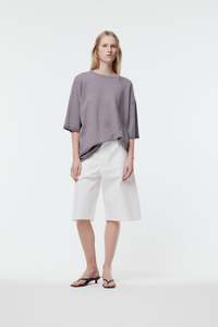 Gregory Marlon Knit Tee - Ash Lavender