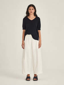 Sills Harriet Barrel Pant - Ivory