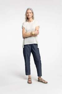 Trousers: Newlands Studio Excellent Trouser - Indigo