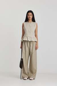 Ricochet Marc Pant - Light Taupe