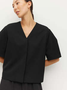 Juliette Hogan Vesper Jacket (Tech Twill Suiting) Black