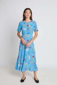 Twenty Seven Names: Twenty Seven Names Legacy Dress - Blue Floral