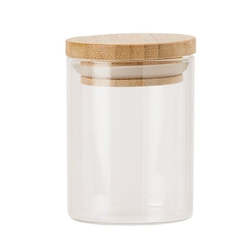 Homewears: Glass Spice Jar With Wooden Lid