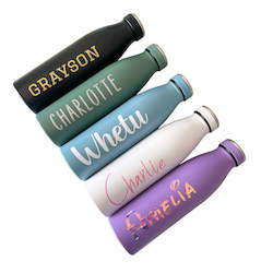 Homewears: Personalised SistemaÂ® Hydrate Stainless Steel 500ml Drink Bottle