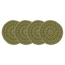 Reusable Cotton Face Wipe Olive - 4 Pack