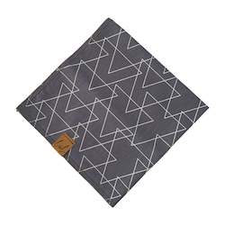 Furry Friends: Dog Bandana Grey Triangles