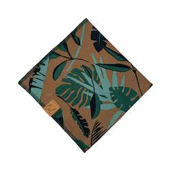 Furry Friends: Dog Bandana Green Leaf