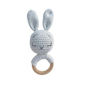 Best Sellers: Parker Rabbit Rattle White