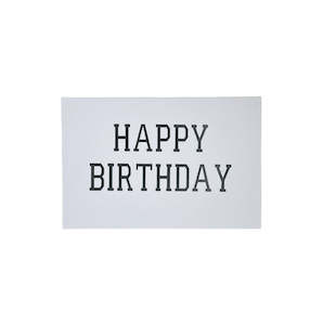 Cards: Happy Birthday Card