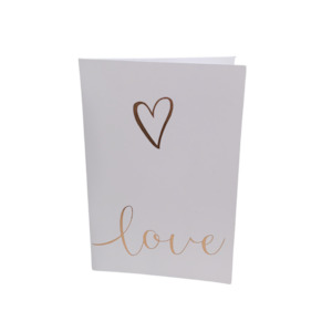 Cards: Love Card Rose Gold