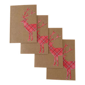 Christmas Cards: Christmas Card Stag 4 Pack