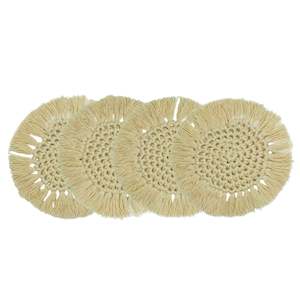 Boho Coaster 4 Pack Sand