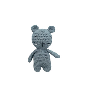 Evie Bear Toy Grey