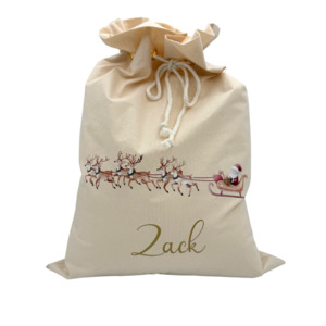 Premium Santa Sack Santa Sleigh- Personalised
