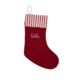 Christmas Stocking Ruby with Ruby Stripe - Personalised