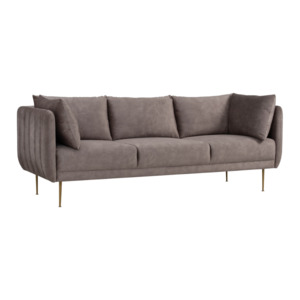 SUPRA 3- Seater Sofa Brown La Casa Life