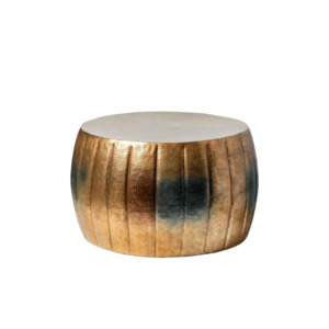 Products: Verona Aluminium Coffee Table Oil Brass 73cm La Casa Life