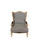 Houndstooth Black & White Occasional Chair La Casa Life